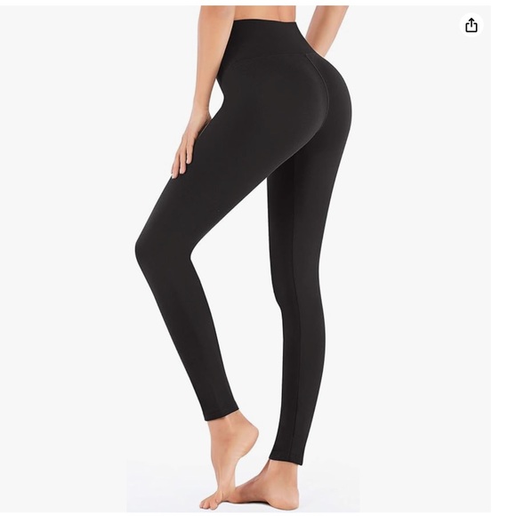 Iuga High Waisted Black Leggings NWT Lg - Picture 2 of 5